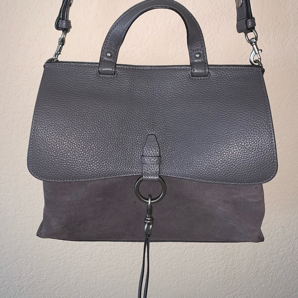 Rebeca Minkoff Keith Leather & Suede Shoulder Bag - Picture 2 of 7